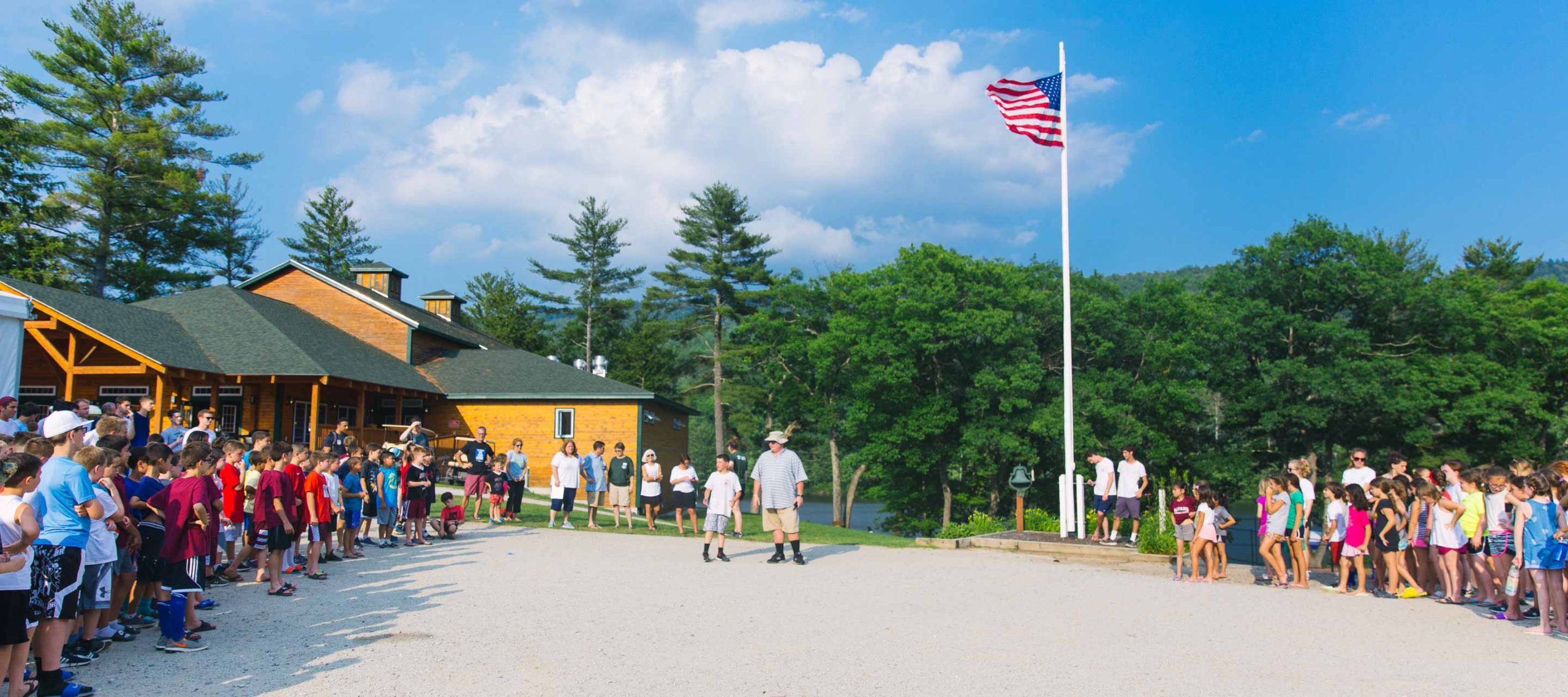 Flag raising ceremony